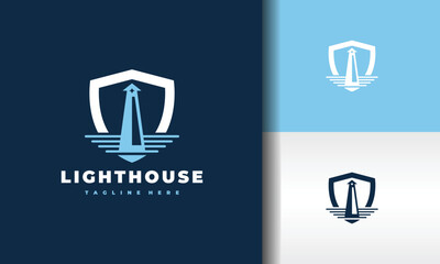 coastal protection lighthouse logo