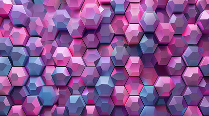 Abstract blue background with a seamless pattern of 3D cubes,Colorful Geometric Triangle Mosaic Texture Art