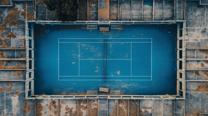 Tennis stadium.