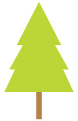 green christmas tree