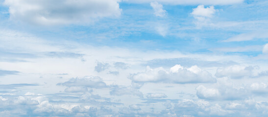 Blue sky with cloud background