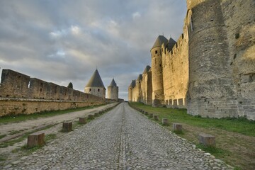 Carcassonne, ciudad en el sur de Francia 