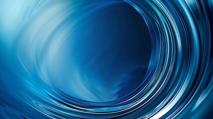 Abstract round blue background