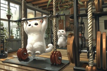 cat and gym