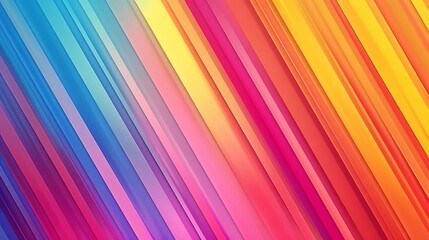 Colorful abstract background with vibrant diagonal strips