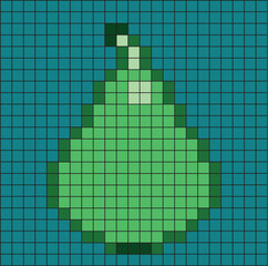 Pixel Gems for Games Icons Vector, Pixel Art, 
