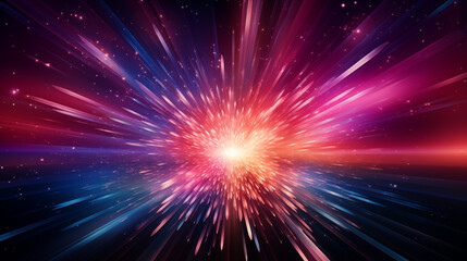Fototapeta premium Abstract Cosmic Explosion Desktop Background