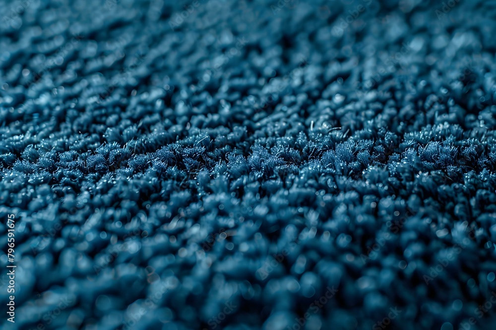 Poster blue berber loop pile carpet texture: ideal for website and print design. concept carpet texture, bl