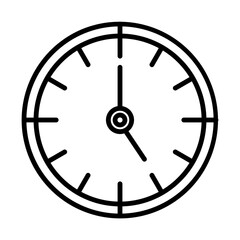 Clock line icon
