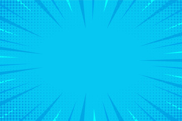 blue comic background zoom vector free