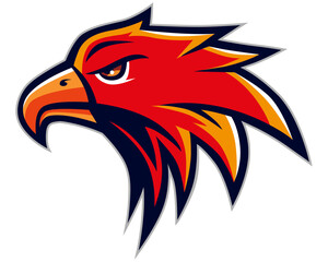 Eagle mascot. Animal logo. Sport icon