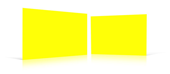 Yellow Insert report or screenshoot blank template for presentation layouts and design.