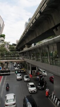 Bangkok Traffic on Sukhumvit Road