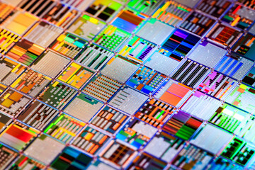 Silicon semiconductor wafer close-up. In electronics, a wafer also called a slice or substrate is a thin slice of semiconductor, a crystalline silicon, used for the fabrication of integrated circuits