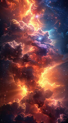 Obraz premium The Majesty of Outer Space