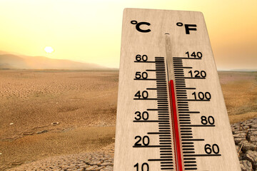 Drought and heatwaves impact no water in dam