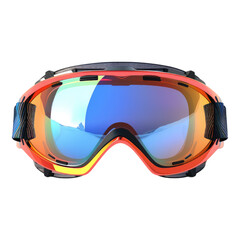 Ski goggles isolated on transparent background