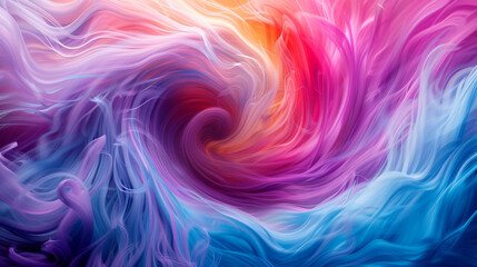 Whirlpools of color spin in rolling waves, hypnotic and vivid.