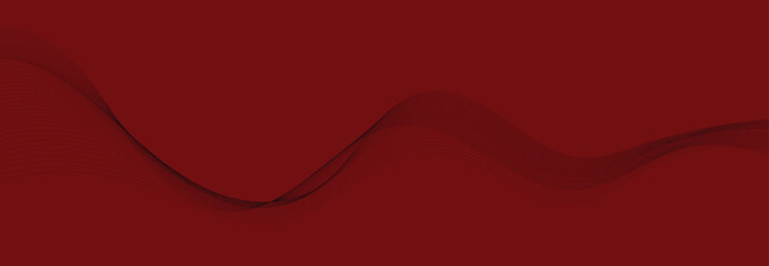 Abstract vector background with red wavy lines. EPS10
