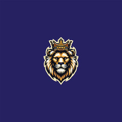 lion mascot logo emblem vector  logo mascot symbol for business or shirt design, baseball, basketball logo, e sport logo
