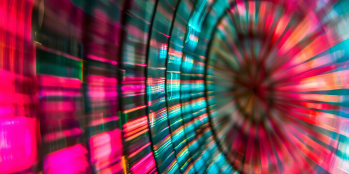 Kaleidoscope Vision - Psychedelic Tunnel of Neon Lights