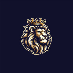 lion mascot logo emblem vector  logo mascot symbol for business or shirt design, baseball, basketball logo, e sport logo
