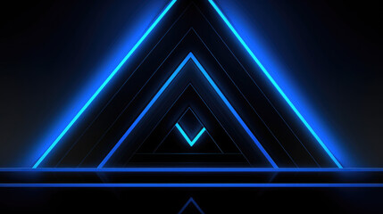 Fototapeta premium Colorful, Black deep and dark blue, purple abstract modern background for design. Gaming background. 3d effect. Lines, triangles, angles. Color gradient. Dark texture shades. Shine, metal , metallic.