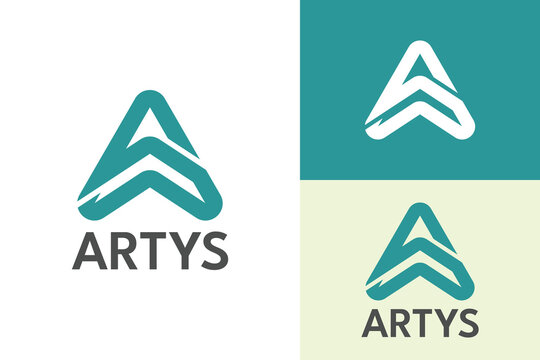 Logo ready elegant simple creative brand identity company corporate cafe fashion food initial A S letter word  mark sign modern