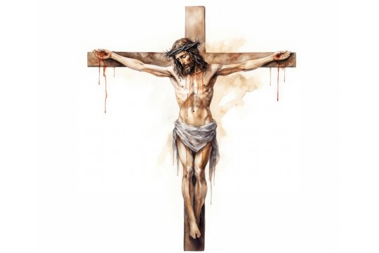 Crucifix symbol cross representation.