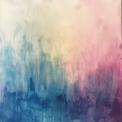 Background evoking a gradient watercolor wash, characterized by subtle transitions and delicate shades
