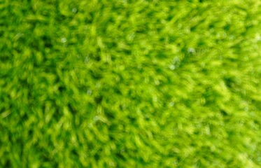 Close up blur defocused plastic grasses natural material texture background isolated on horizontal...