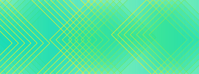 Abstract Gold and Green vector blueprint background with modern design. Vector abstract futuristic architecture concept with digital geometric connection golden lines