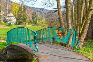 Kurpark von Bad Orb (Hessen, Deutschland)