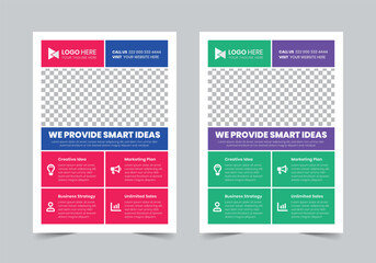 Promotional Corporate Flyer Template | A4 | Print Ready | Fully Editable