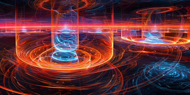 Torus field energy. AI generated.	
