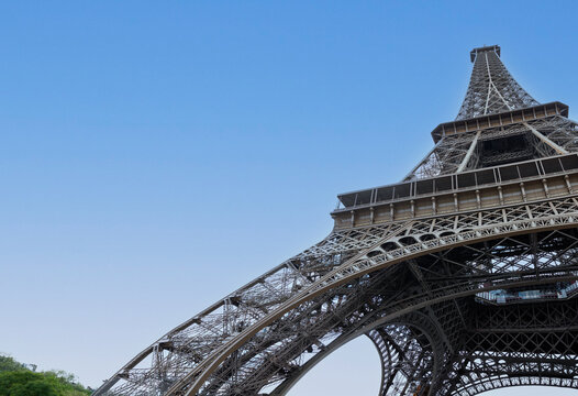 Eiffel Tower Paris, Blue Sky, Background,  Artistic