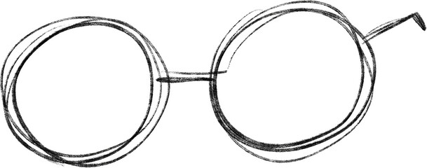 PNG Handdrawn Glasses