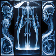 X-ray images from patient, ai-generatet - 796650299
