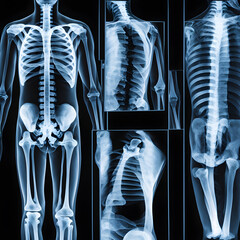 X-ray images from patient, ai-generatet - 796650646