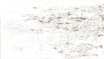 Grunge background of brown and white. Abstract vintage texture. Rusted white effect. Grunge design elements. Vector illustration