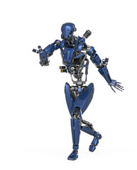 apocalypse cyborg is walking very slow