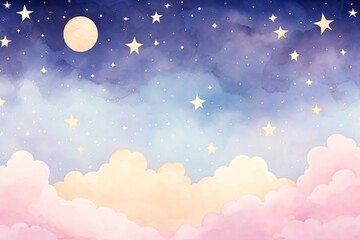 Fototapeta premium Galaxy gradient backgrounds astronomy nature.