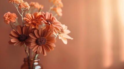 A warm and inviting color palette that captures the essence of a savannah sunset with hues of cinnamon dusty rose and sandalwood..