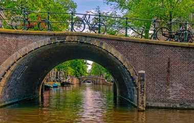 Amsterdam, the Netherlands – bridges over water channels