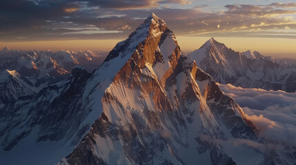 Majestic view of the K2 peak