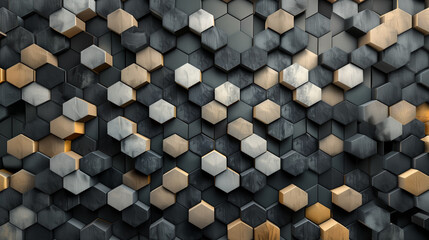 A digital artwork with colorful squares in a geometric pattern