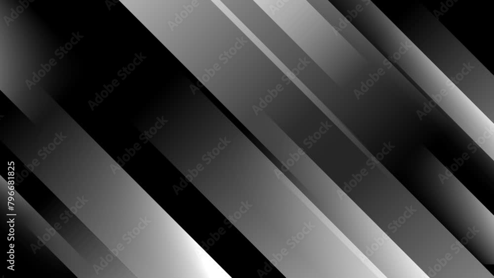 Canvas Prints animation black abstract moving geometric on dark background