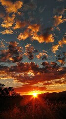 Photo of sky sunset outdoors horizon