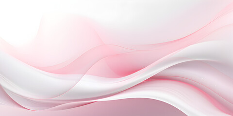 Abstract white wallpaper background with pastel pink line elements