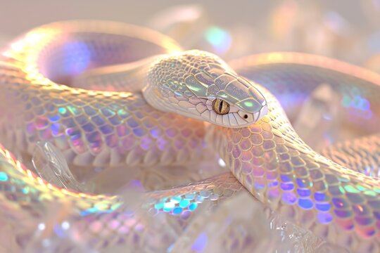 Snake holography reptile animal poisonous
